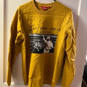 Mustard Supreme Anti Hero Slayer Pope sweaters